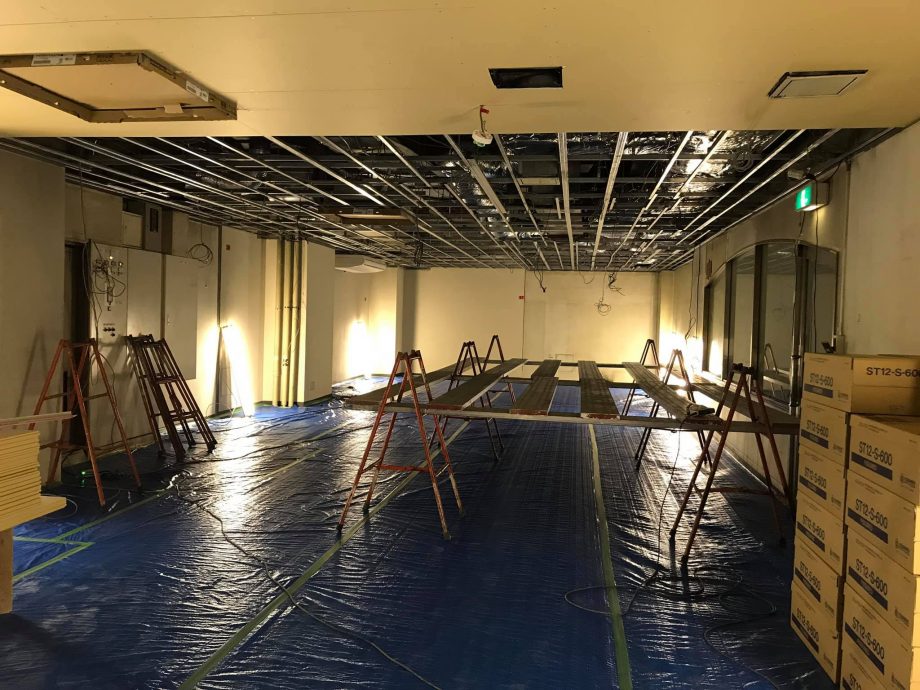 パンダスタジオ本社各町工事 天井修繕編